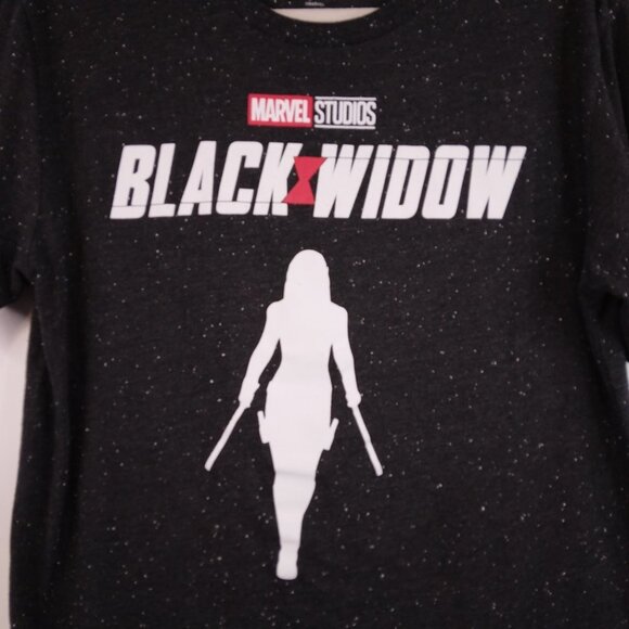 Marvel Studios Black Widow Comic Con Gray T-Shirt Size L - Picture 2 of 7